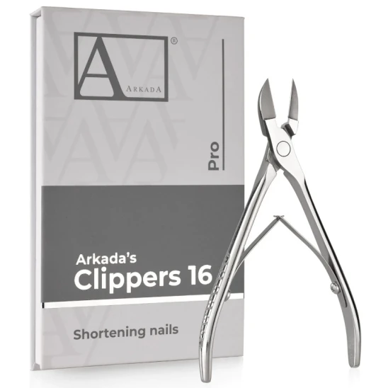 Cęgi do skracania paznokci Arkada's Clippers 16 o długości ostrza 16mm