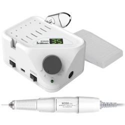 Frezarka Saeshin Brillian B350D/H350 50W z białą rączką do manicure i pedicure