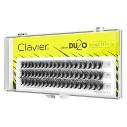 Kępki rzęs DU2O Double Volume 20D (0,10mm) czarne C mix 9-10-11mm