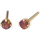 Kolczyk do przekłuwania uszu 7511-1507 Błyszczący Rubin o średnicy 3mm