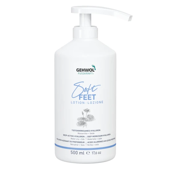 Lotion pielęgnacyjny dla jedwabiście gładkich stóp i nóg Soft Feet Lotion 500ml