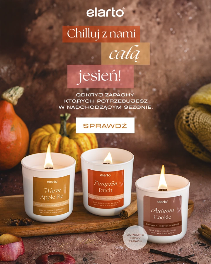 BANER - premiera jesiennych świec sojowych elarto